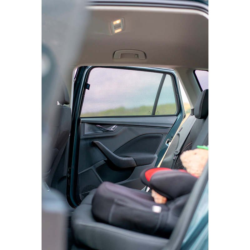 Set Car Shades (achterportieren)  Skoda Kamiq 2019- (2-delig)