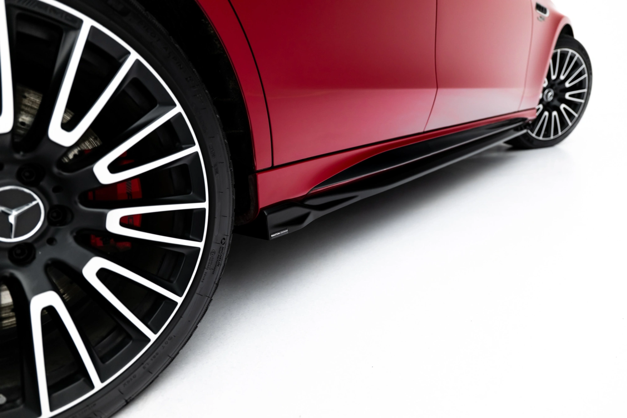 Bodykit passend voor Mercedes-AMG E53 Sedan W214 Maxton Glans Zwart