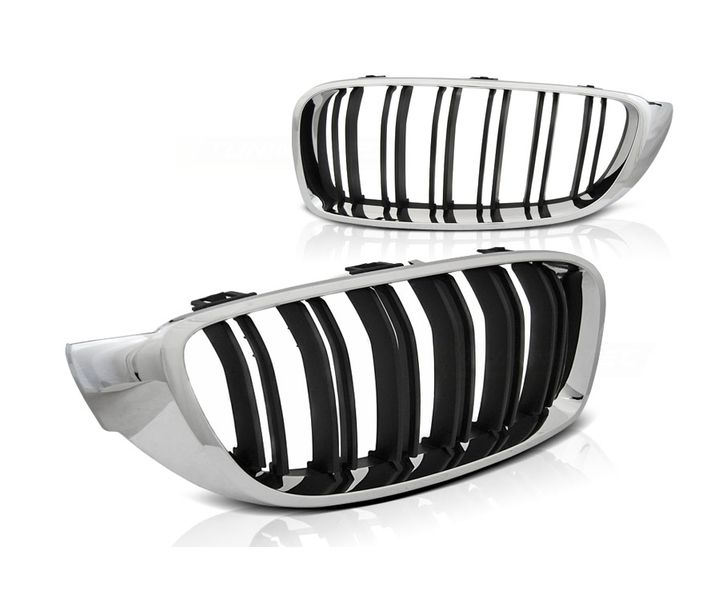 Grill Nieren passend voor BMW 4-Serie F32/F33/F36 Chroom Zwart