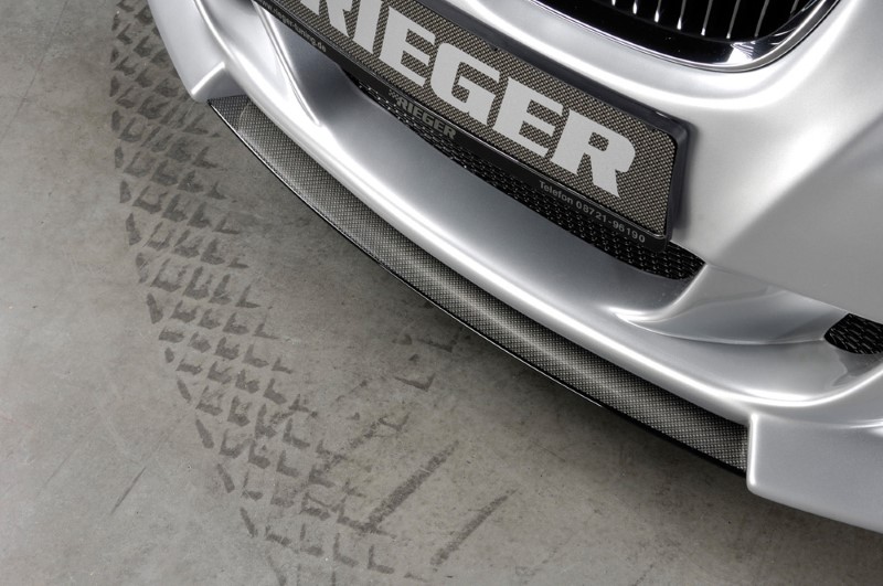 Spoilerzwaard Carbon voor Voorbumper passend voor BMW E92 Coupe Rieger
