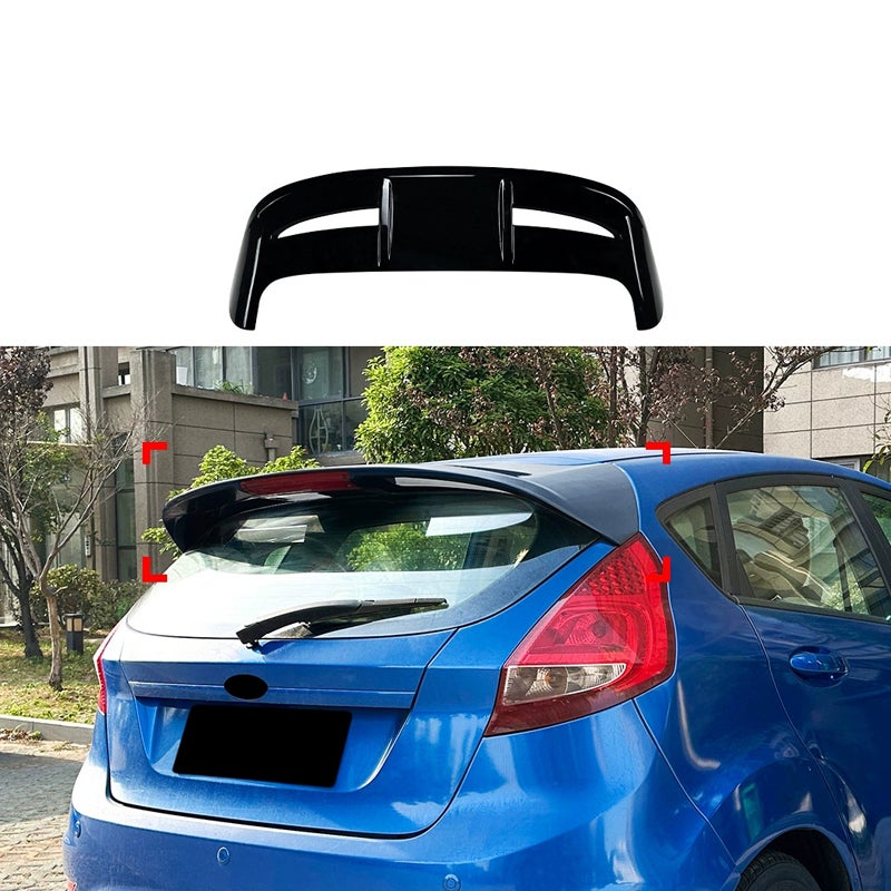 Dakspoiler  Ford Fiësta VI 2008-2017 'ST-Look' (ABS Glanzend zwart)