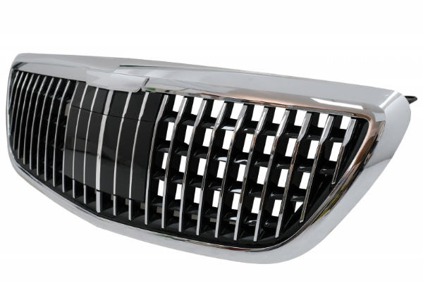 Grill passend voor Mercedes W222 Vertical Design Chroom