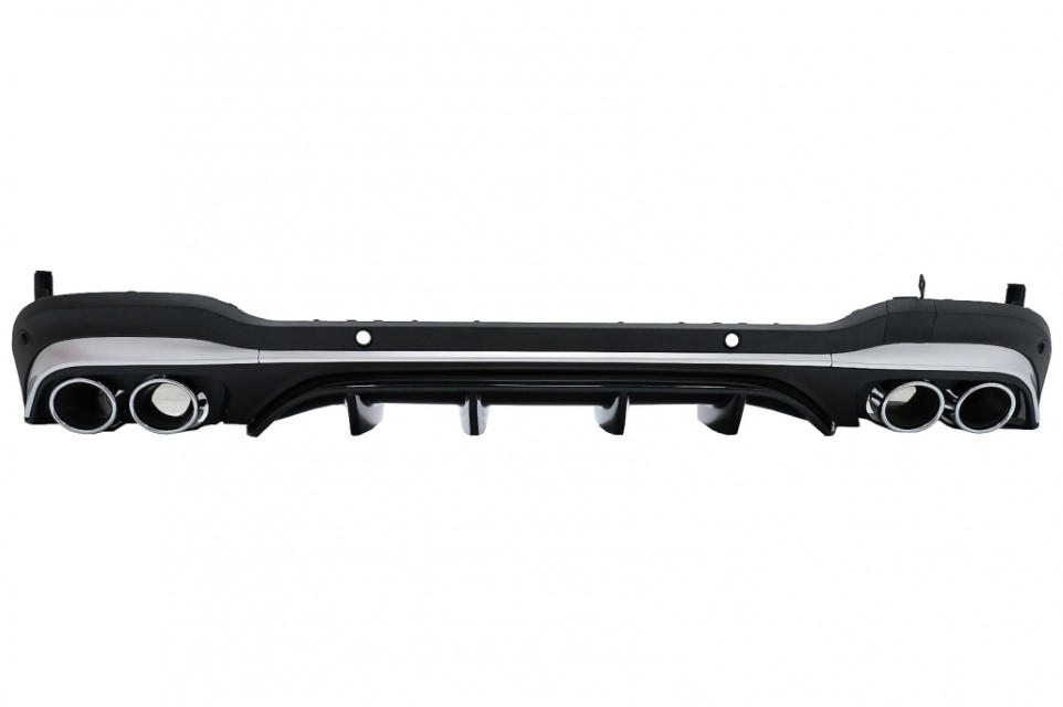 Diffuser passend voor Mercedes GLC X253 (2020-..) Facelift GLC43 incl. Uitlaat Stukken