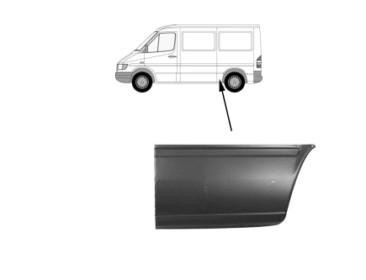 aansluitstuk, 57cm, rechts Mercedes Sprinter, 1995-2006