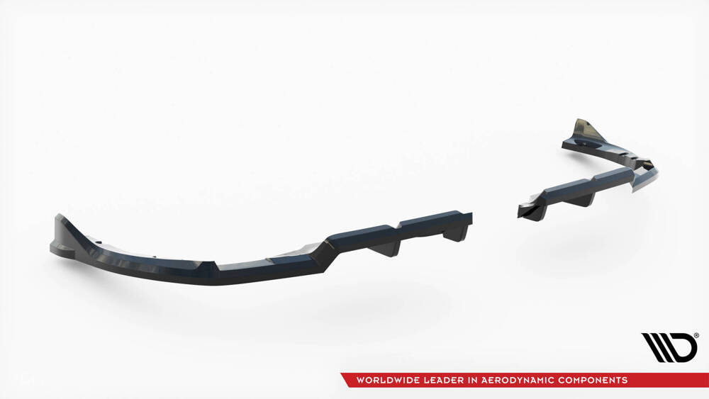 Achter Diffuser passend voor BMW XM G09 Maxton Glans Zwart