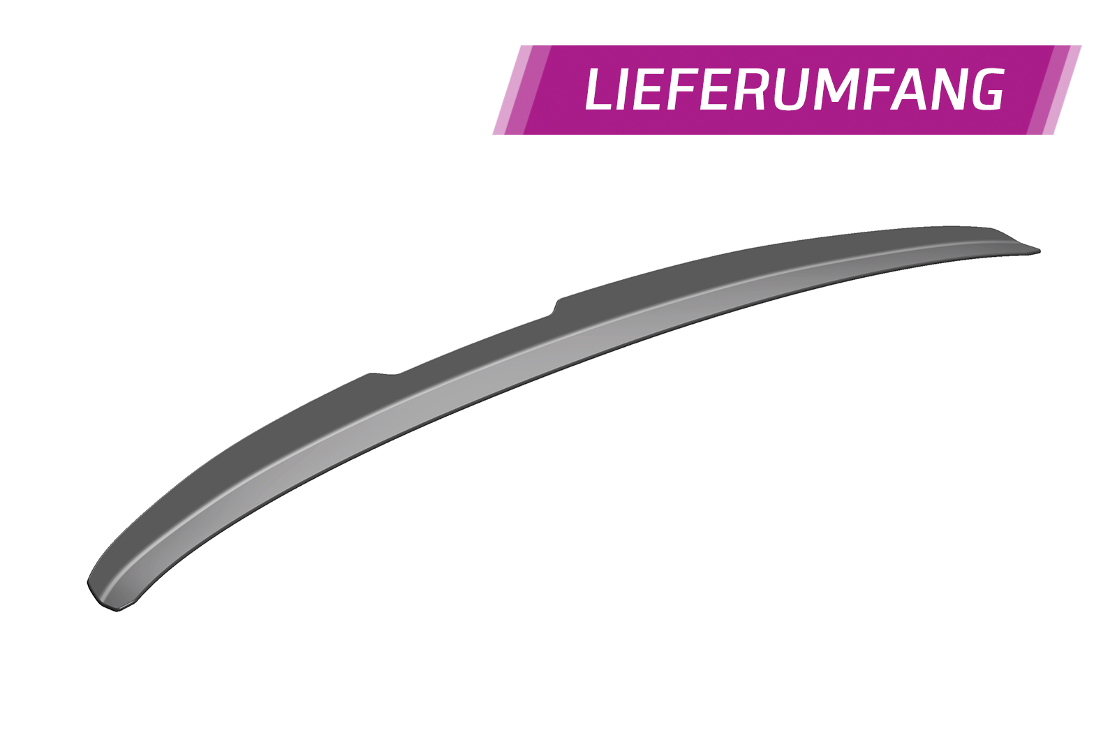 Spoiler passend voor Audi A1 (Type GB) CSR Glans Zwart