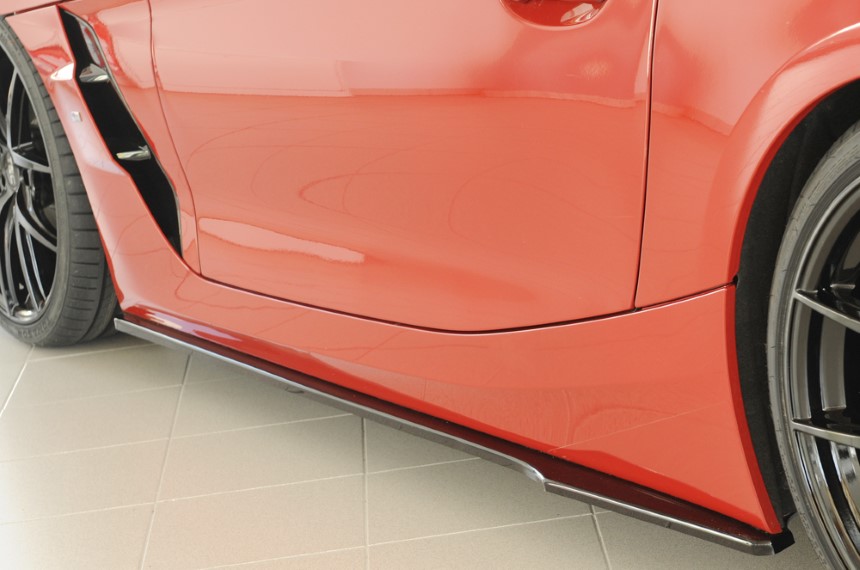 Zijskirts passend voor BMW Z4 G4Z/G29 roadster Rieger glans zwart