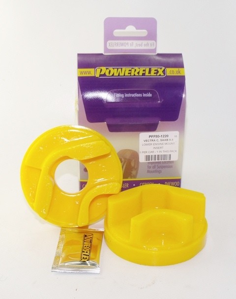 Opel Vectra C  Front & Rear Lower Engine Mount Insert - PowerFle