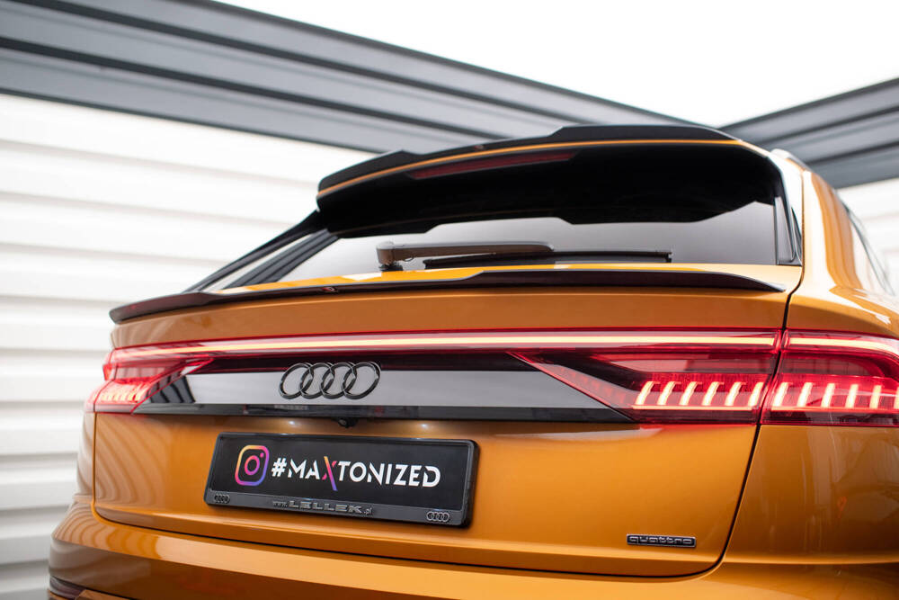 Spoiler passend voor Audi Q8 S-Line / SQ8 Maxton Glans Zwart