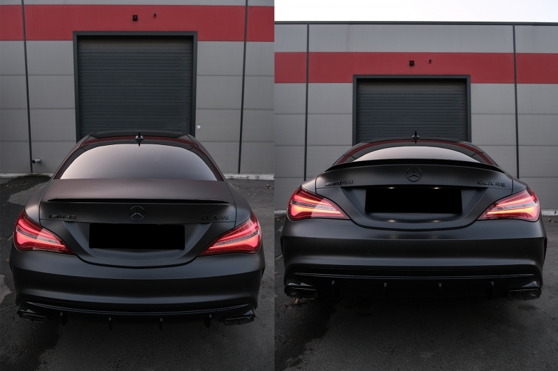 Bodykit passend voor Mercedes CLA C117 A45 AMG look incl. Sierstukken