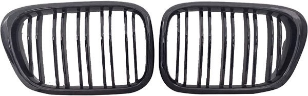 Grill Nieren passend voor BMW E39 Glans Zwart