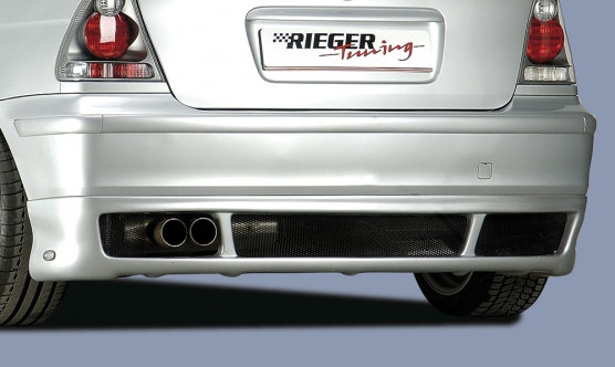 Achterbumper Diffuser passend voor BMW E46 Compact Rieger