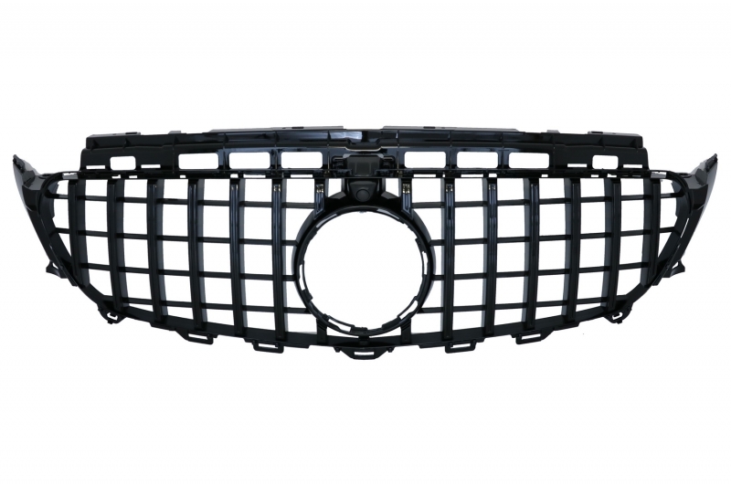 Grill passend voor Mercedes E-Class W213 S213 C238 (2016-Up) GT-R Panamericana Design Zwart