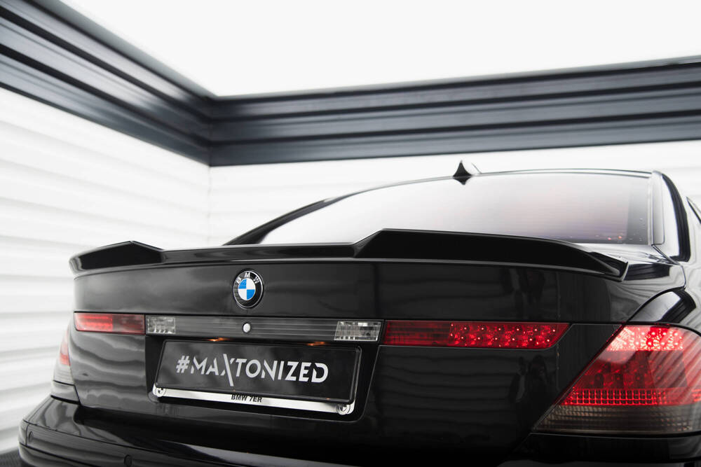 Spoiler passend voor BMW 7 Serie E65 Maxton Glans Zwart