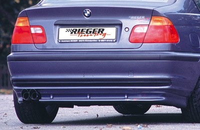 Achterbumper Diffuser passend voor BMW E46 sedan Rieger M3-look