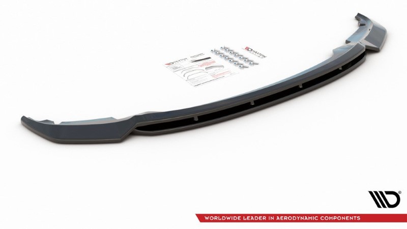 Voorspoiler passend voor BMW X2 F39 M-Pack Glanzend Zwart