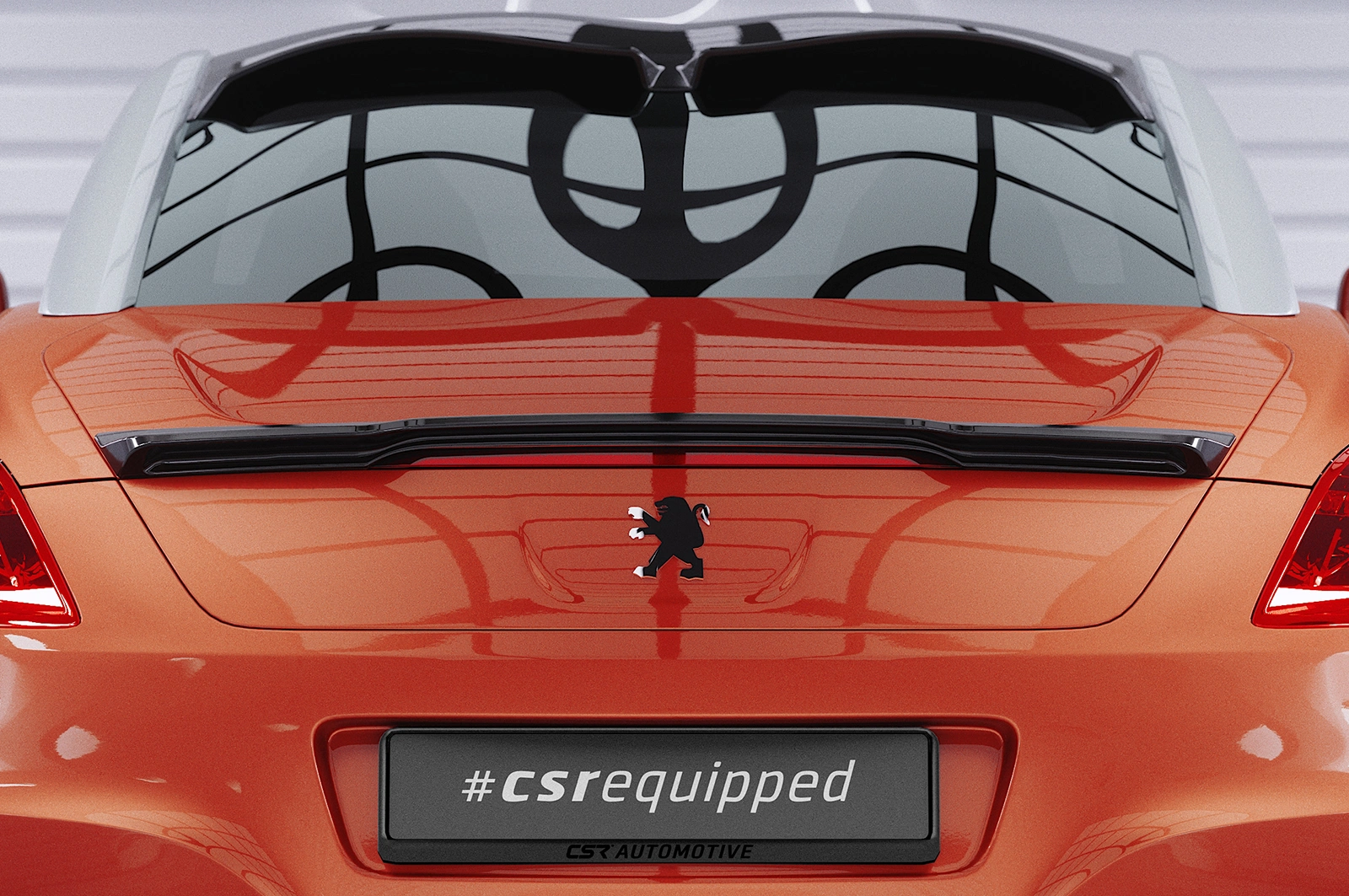 Achterspoiler Peugeot RCZ glans zwart 2012–2015