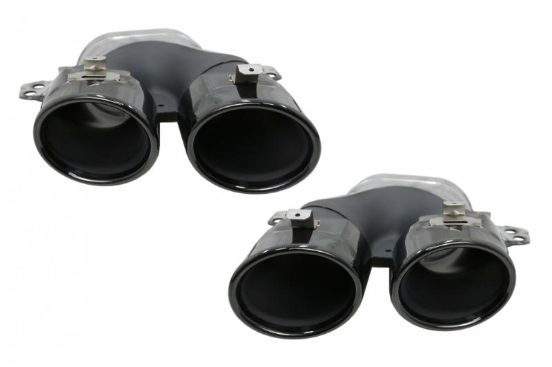 Achterbumper Diffuser passend voor Mercedes W205 C-Klasse C43 Design Night Package