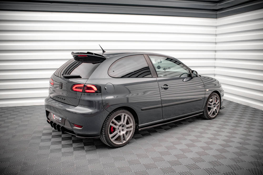 Zijskirts passend voor Seat Ibiza Cupra MK3 Maxton Glans Zwart