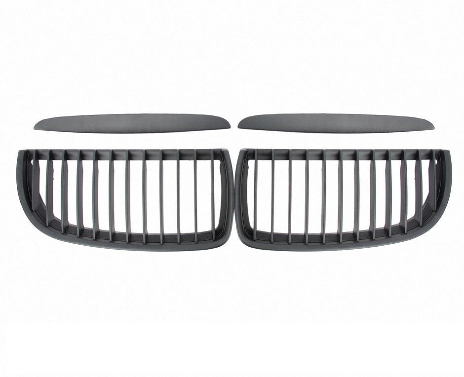 Grill Nieren BMW E90 05-08 Mat Zwart
