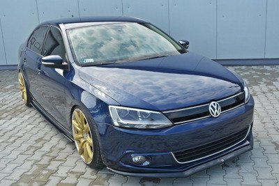 Voorspoiler passend voor VW Jetta MK6 Glans Zwart