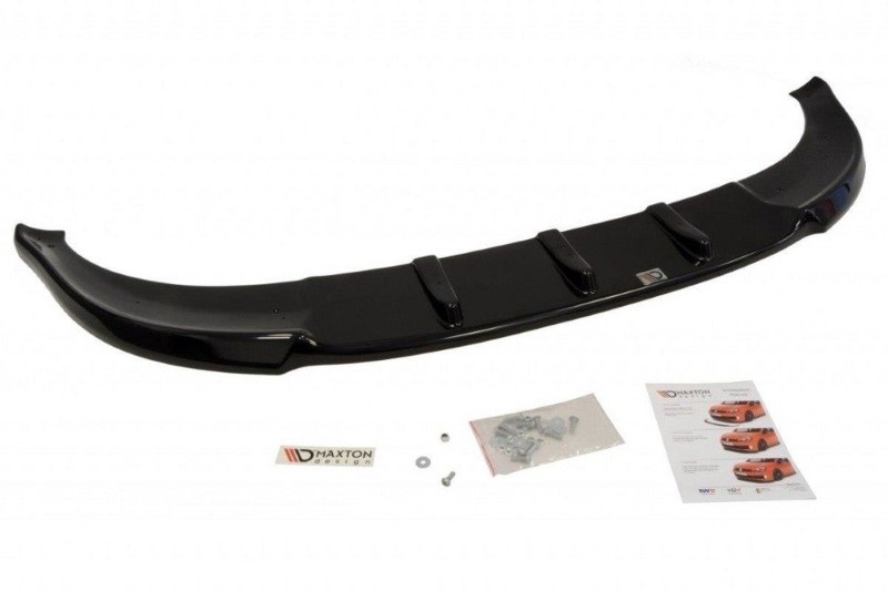 Voorspoiler passend voor Audi A3 8P 2003-2005 glanzend zwart