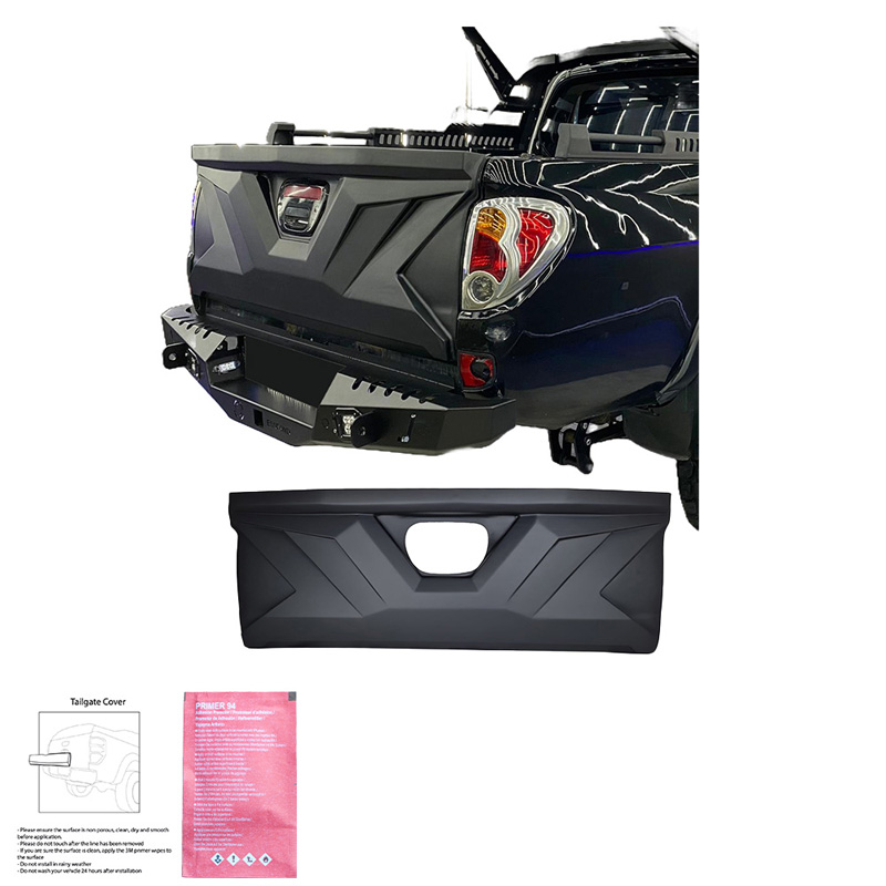 Achterklepcover  Mitsubishi L200 Triton 4 2010-2014 - Matzwart