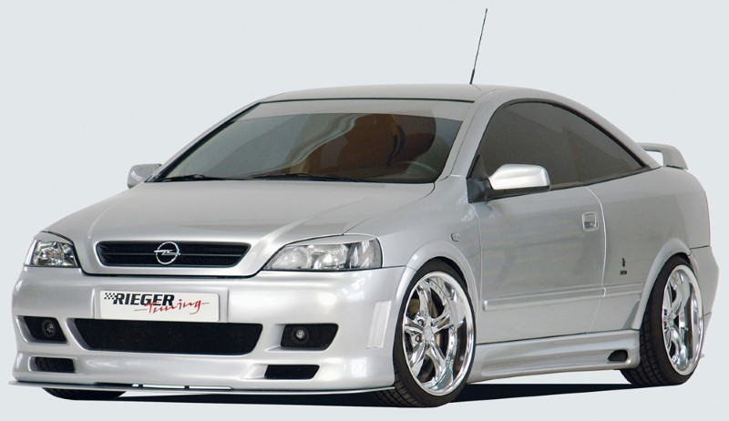 Spoilerzwaard Voorbumper Opel Astra G Rieger