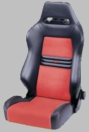 Sportstoel Recaro cross speed dinamica rood/kunstleder zwart