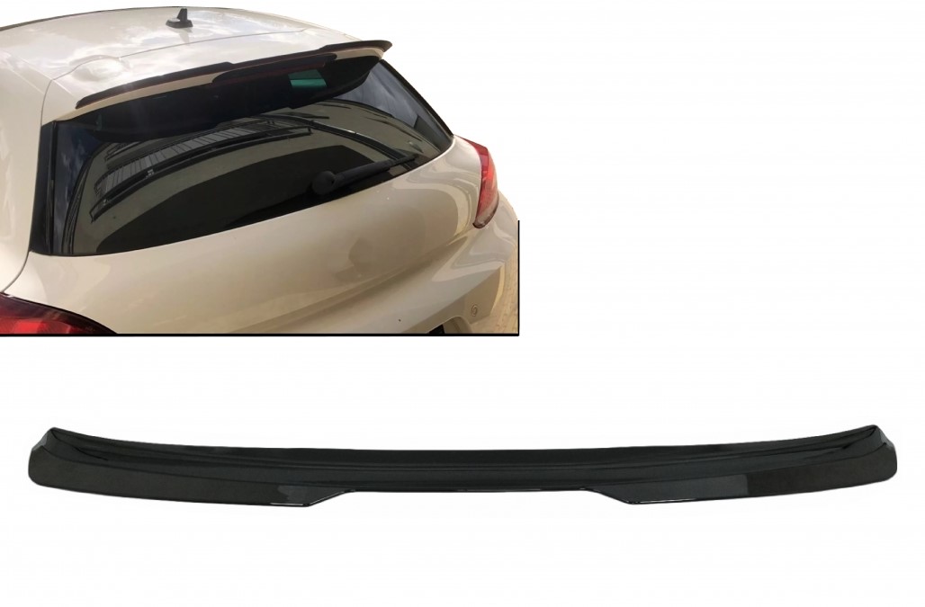 Spoiler passend voor Volkswagen Scirocco Facelift 14-17 Glans Zwart