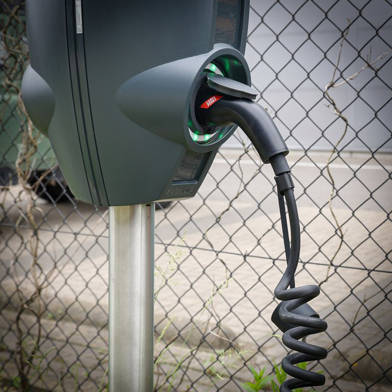 Carpoint Spiraal Laadkabel Elektrische Auto Type2>2 16A 1-Fase 6-meter