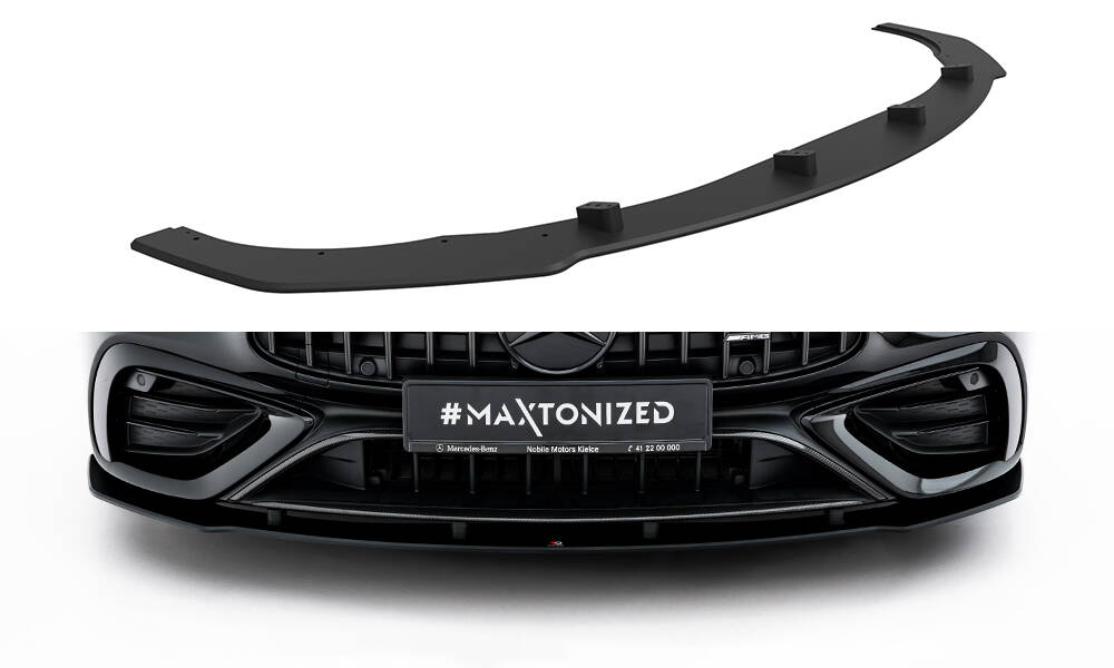 Street Pro Voorspoiler passend voor Mercedes-AMG CLE 53 C236 Maxton Glanzend zwart
