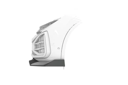 Voorspoiler passend voor VW Touareg 3 CR – CSR Automotive Bekerspoilerlip Glanzend Zwart met ABE