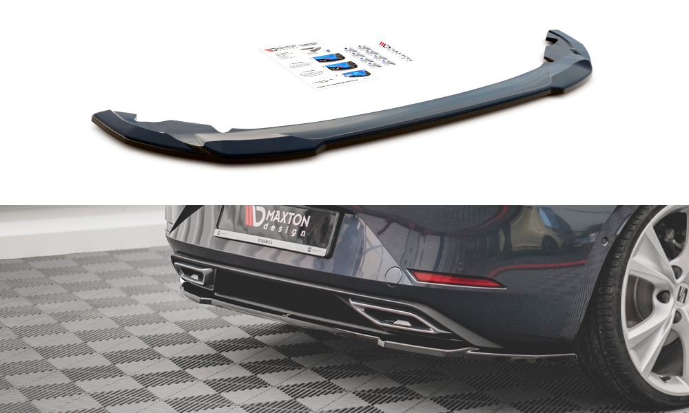 Diffuser passend voor Seat Leon FR MK4 Glans Zwart