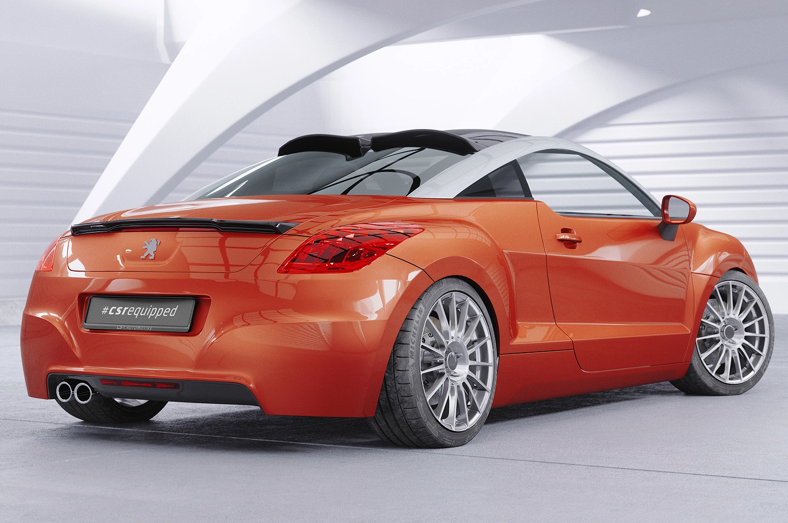 Achterspoiler Peugeot RCZ glans zwart 2012–2015