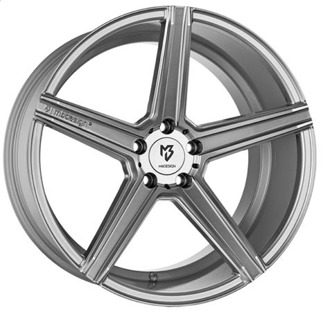 mbDESIGN KV1 Silver Polish 8,5x19 5x120 ET35 Velgen