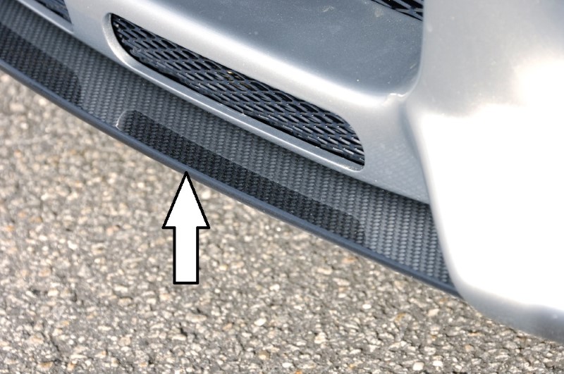Spoilerzwaard Carboon-look voor Voorbumper passend voor Audi A4 8E Nieuw Desi