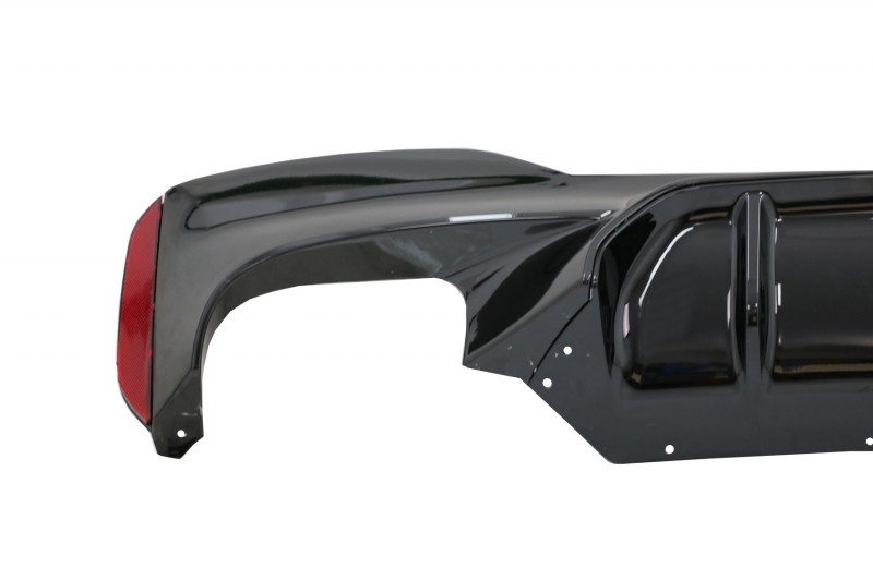 Diffuser passend voor BMW G30 M5 Design 17- Glans zwart