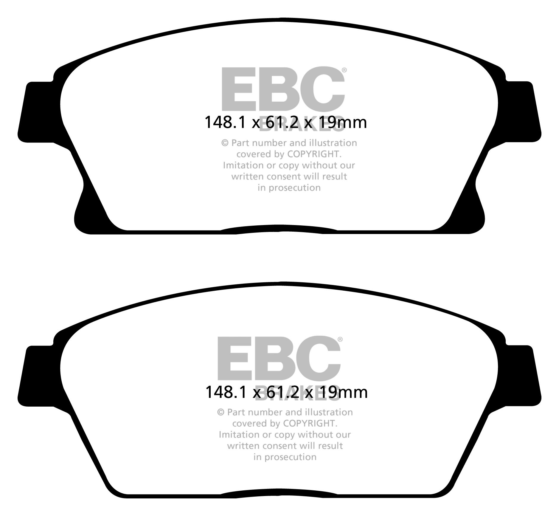 EBC Brakes VAUXHALL (OPEL) Astra 1.4 (86) 2009-.. Remblokken voo