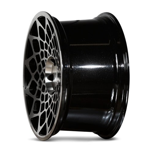 RADI8 B12 8.5/10.0x19 5X112 45 Gloss black machine face 66,6 Vel
