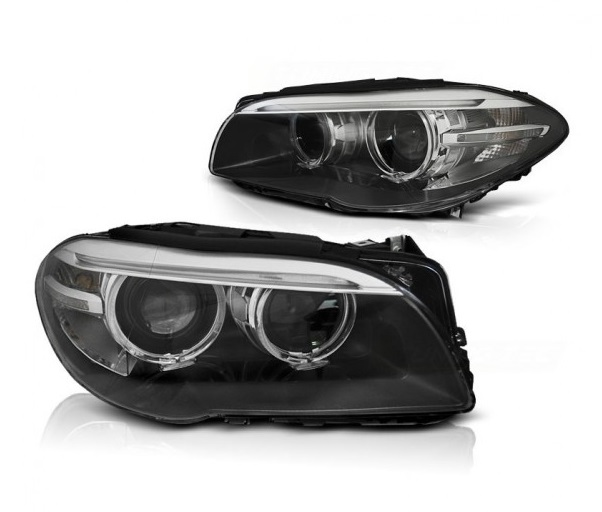 Koplampen passend voor BMW 5-Serie F10 F11 10-13 LED Xenon zwart