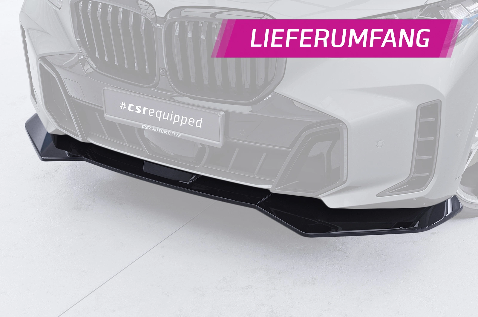Voorspoiler passend voor BMW X5 G05 glans zwart