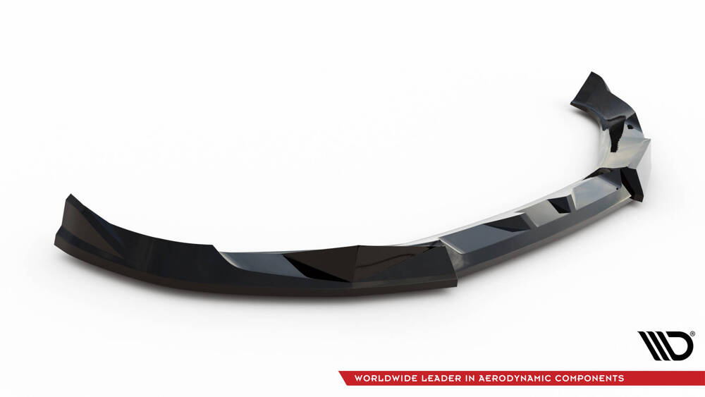 Voorspoiler passend voor BMW XM G09 Maxton Glans Zwart V.2