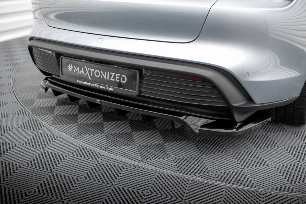 Diffuser Porsche Taycan 1 / 4 / 4S / GTS Glans Zwart