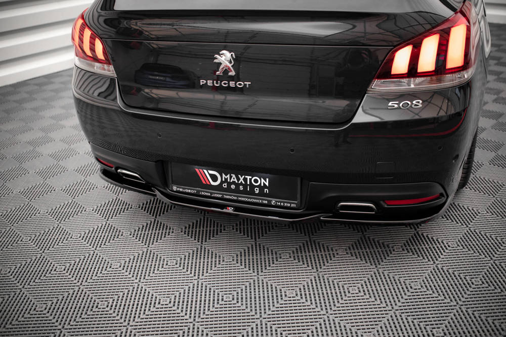 Diffuser Peugeot 508 GT MK1 FL Maxton Glans Zwart