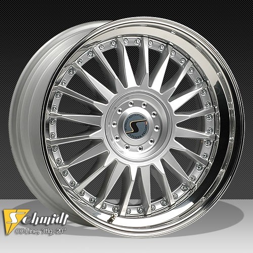 Schmidt CC Line Velgen (Rad-Inox) 3dlg zilver 10,5 - 11x20
