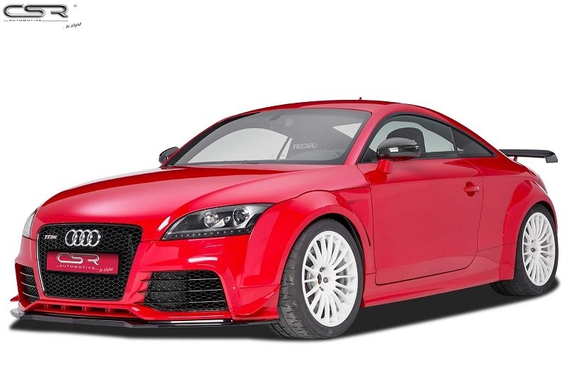Voorspoiler passend voor Audi TT RS 8J zwart glans