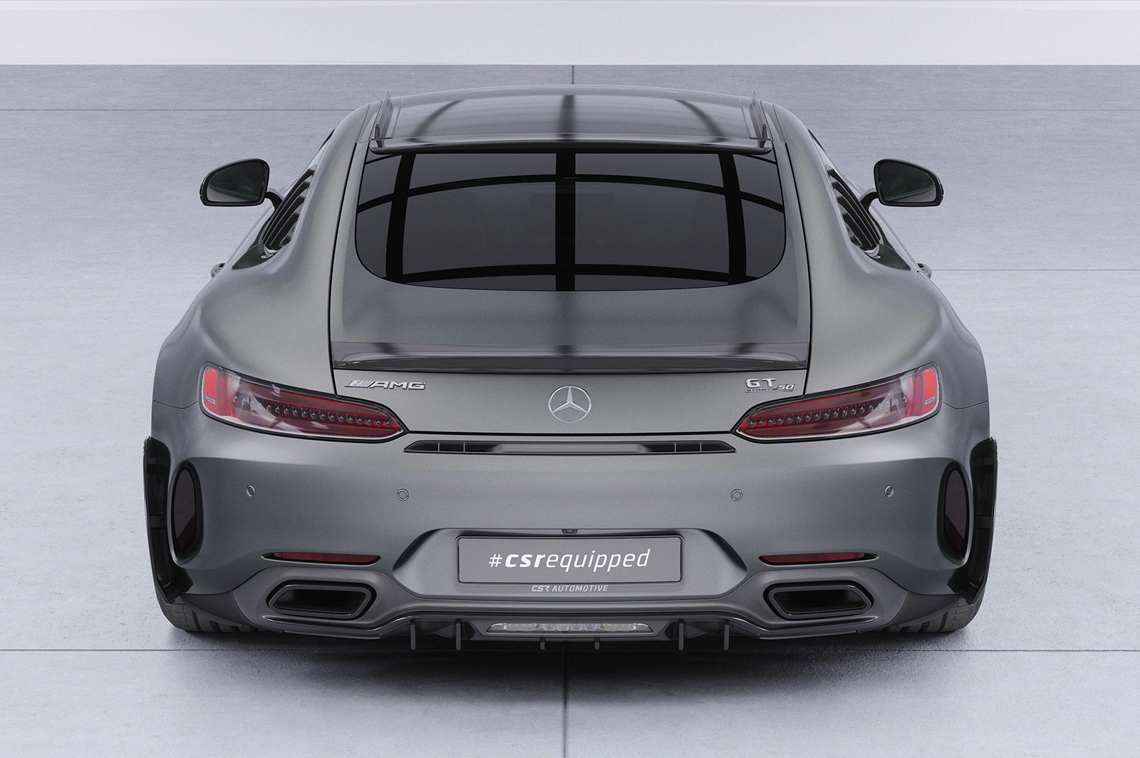 Achterspoiler Mercedes-Benz AMG GT (190) Glans Zwart - CSR Design