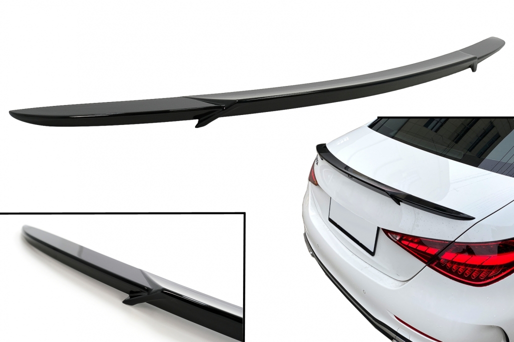 Spoiler passend voor Mercedes C-Class W206 Limousine (2021-Up) Glans Zwart