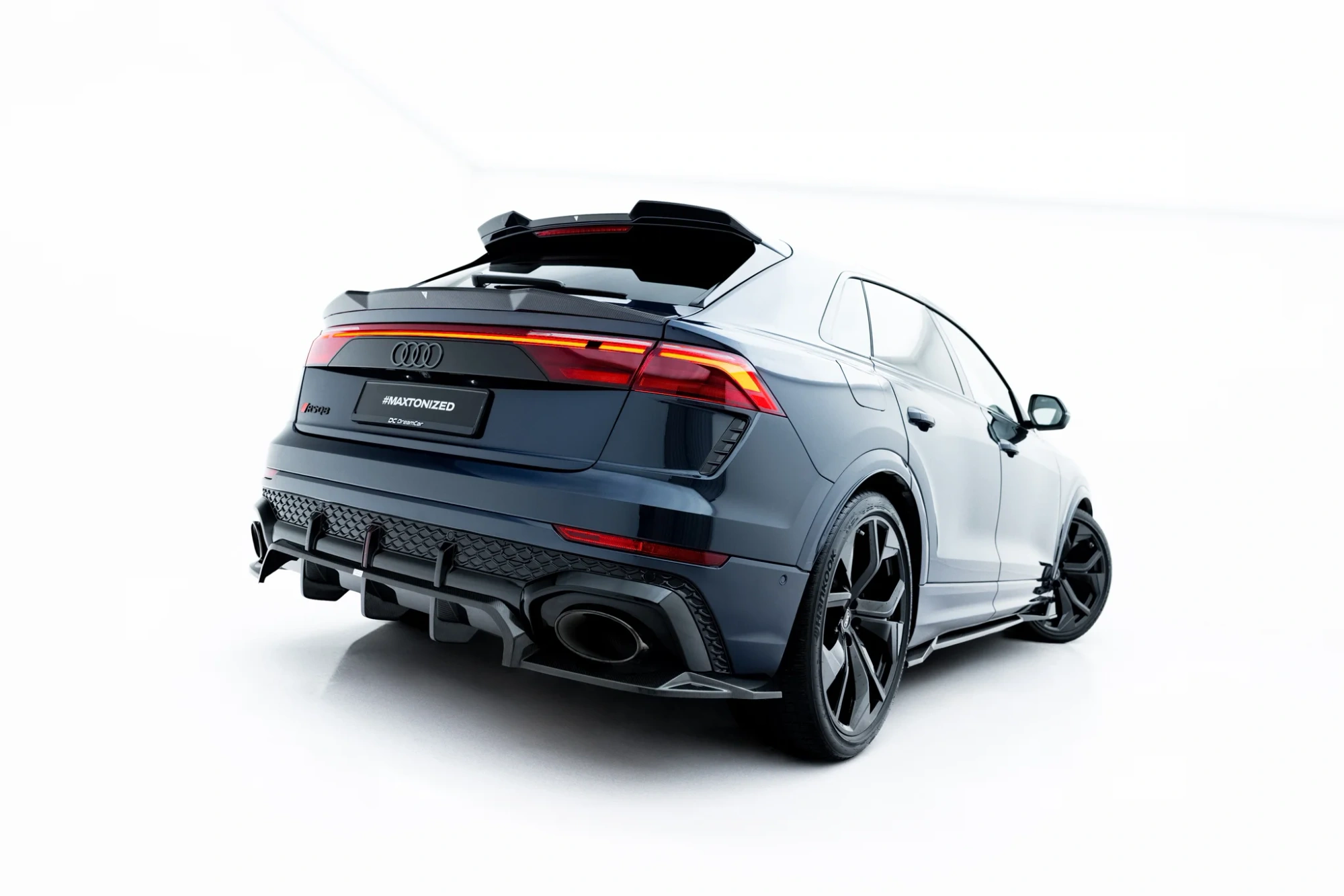 Diffuser passend voor Audi RSQ8 Mk1 Facelift – Maxton Prepreg Carbon Fiber Rear Splitter